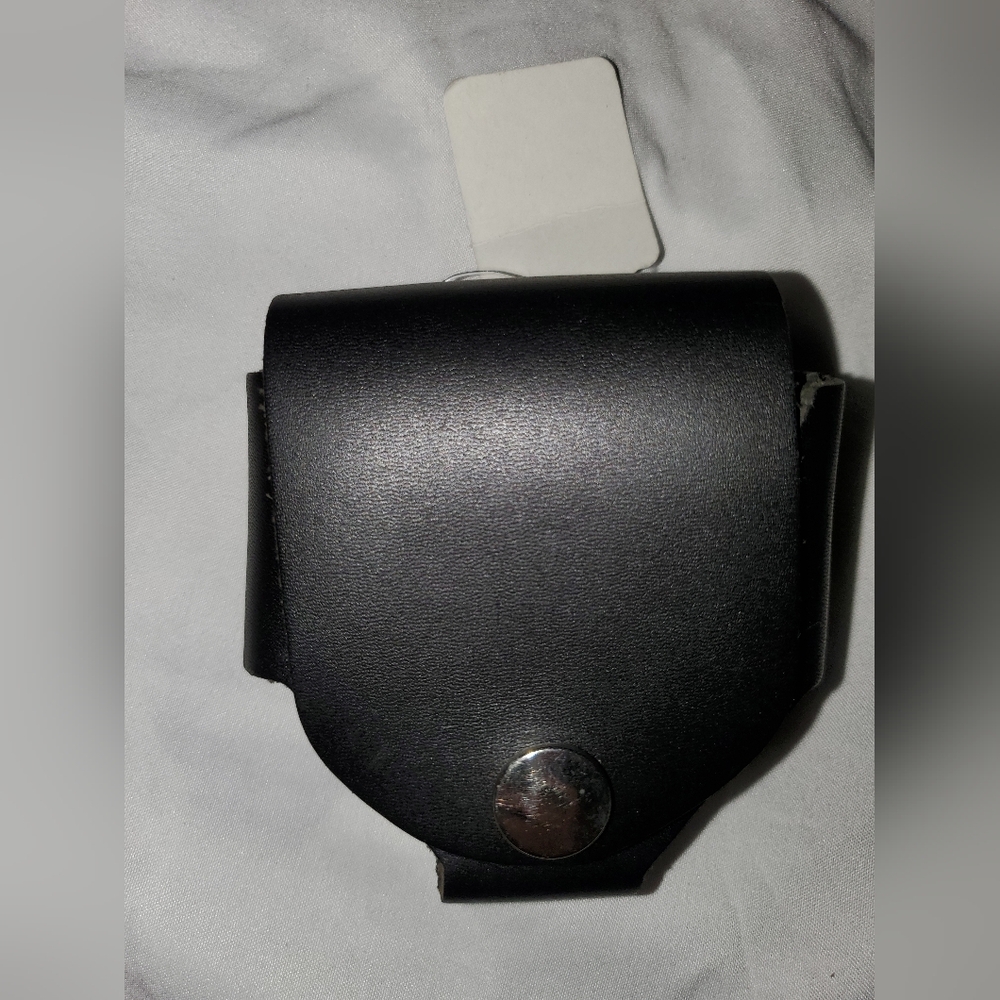 NWT custom made leather clip for dog treats